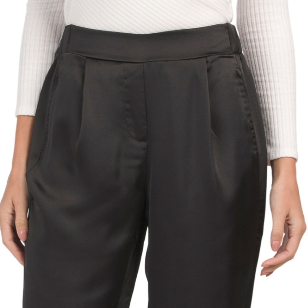 Rachel Zoe Satin Wide Leg Pants - Picture 2 of 5